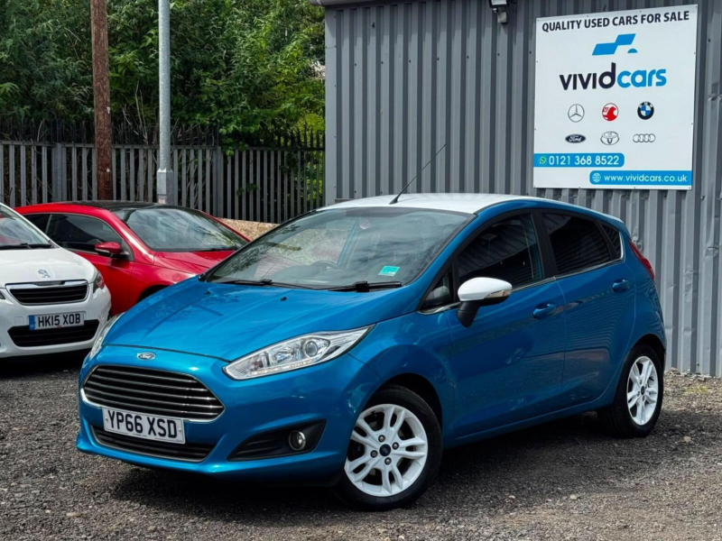 2016 Ford Fiesta 1.25 Zetec Blue Edition Euro 6 5dr in Blue — image 1