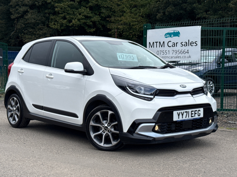 2021 Kia Picanto 1.0 Dpi X-Line Hatchback 5dr Petrol Manual Euro 6 (s/s) (66 Bhp) in White — image 1