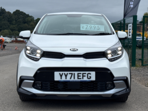 2021 Kia Picanto 1.0 Dpi X-Line Hatchback 5dr Petrol Manual Euro 6 (s/s) (66 Bhp) in White — image 2