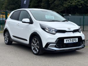 2021 Kia Picanto 1.0 Dpi X-Line Hatchback 5dr Petrol Manual Euro 6 (s/s) (66 Bhp) in White — image 3