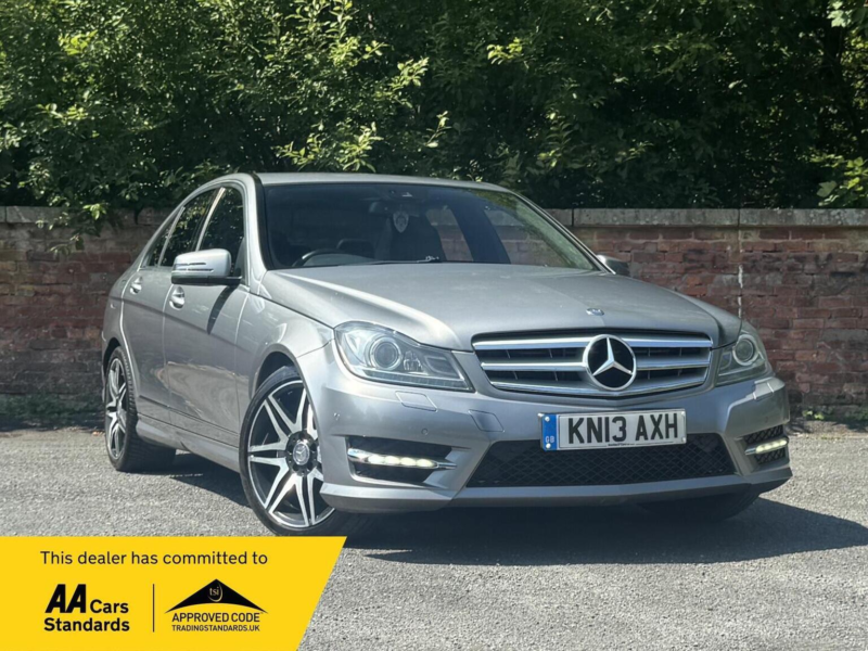 2013 Mercedes-Benz C Class 2.1 C250 Cdi Blueefficiency Amg Sport Plus G-Tronic+ Euro 5 (s/s) 4dr in Silver — image 1