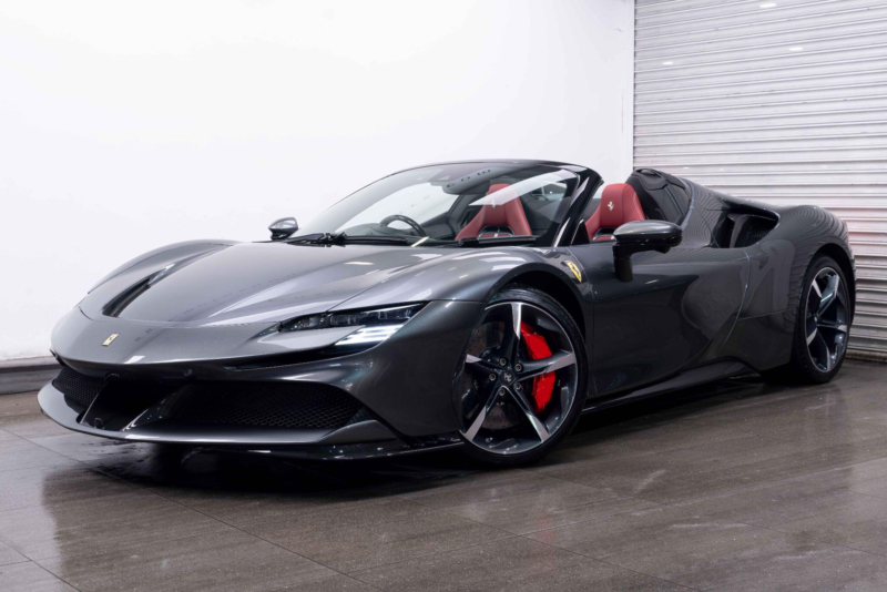 2022 Ferrari Sf90 Spider 4.0t V8 7.9kwh F1 Dct 4WD Euro 6 (s/s) 2dr in Grey — image 1