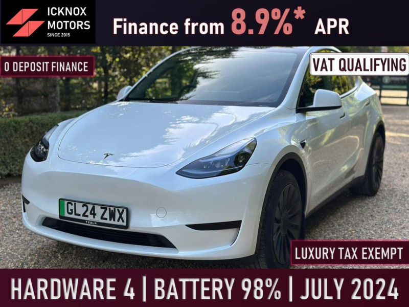 2024 Tesla Model Y Auto Rwd 5dr in White — image 1