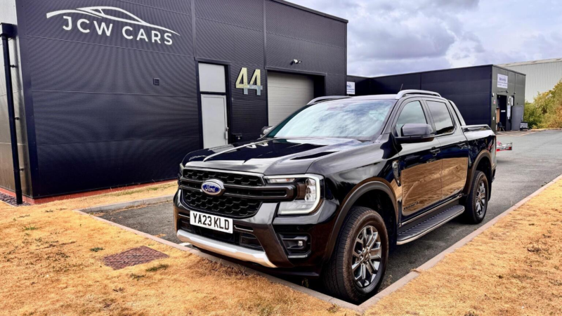 2023 Ford Ranger 2.0 Td Ecoblue Wildtrak Auto 4WD Euro 6 (s/s) 4dr in Black — image 1