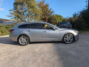 2014 Mazda Mazda6 2.2 Skyactiv-D Sport Nav Tourer Euro 6 (s/s) 5dr in Silver — image 2