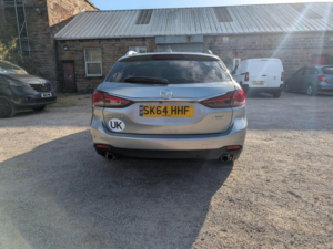 2014 Mazda Mazda6 2.2 Skyactiv-D Sport Nav Tourer Euro 6 (s/s) 5dr in Silver — image 4