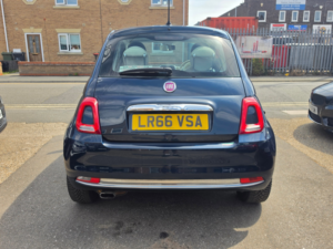 2016 Fiat 500 1.2 Lounge Hatchback 3dr Petrol Manual Euro 6 (s/s) (69 Bhp) in Blue — image 4