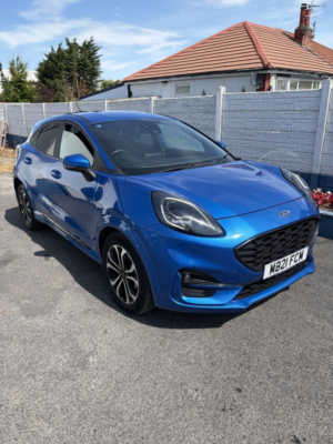 2021 Ford Puma 1.0 Puma St-Line 5 Door 1.0l Ecoboost 125ps Mhev Fwd 6 Speed Manual in Blue — image 3