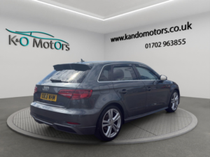 2016 Audi A3 2.0 Tfsi S Line Sportback Euro 6 (s/s) 5dr in Grey — image 6