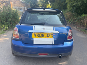 2009 MINI Hatch 1.6 Cooper D Hatchback 3dr Diesel Manual Euro 4 (110 Ps) in Blue — image 4