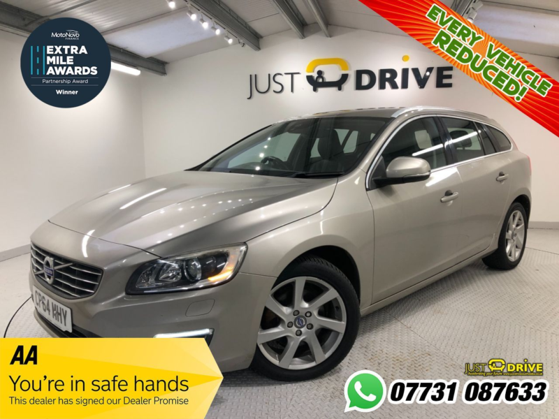 2015 Volvo V60 2.0 D4 Se Lux Estate 5dr Diesel Manual Euro 6 (s/s) (181 Ps) in Gold — image 1