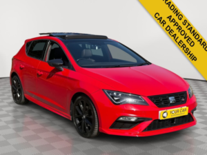 2020 SEAT Leon 2.0 Tdi Fr Black Edition Hatchback 5dr Diesel DSG Euro 6 (s/s) (150 Ps) in Red — image 2