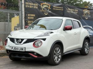 2014 Nissan Juke 1.6 Tekna Xtron Euro 5 5dr in White — image 5