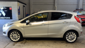 2016 Ford Fiesta 1.0 T Ecoboost Titanium X Silver 5dr Lowtax+leather+satnav in Silver — image 2