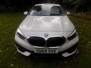 2019 BMW 1 Series 1.5 118i Sport Euro 6 (s/s) 5dr in White — image 3