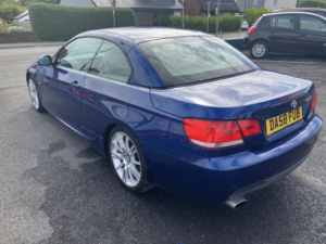 2009 BMW 3 Series 2.0 320i M Sport Convertible in Blue — image 4