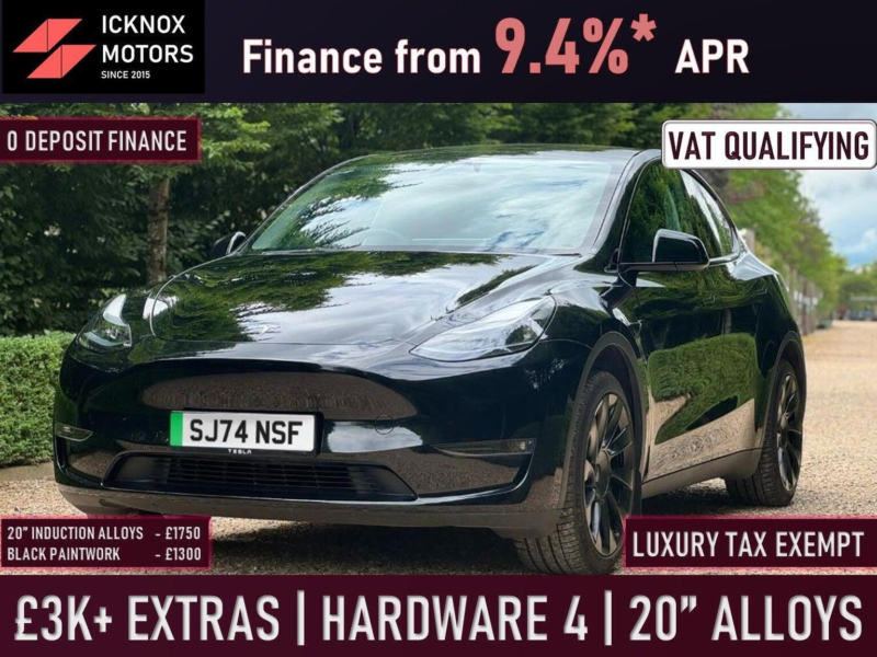2024 Tesla Model Y Auto Rwd 5dr in Black — image 1
