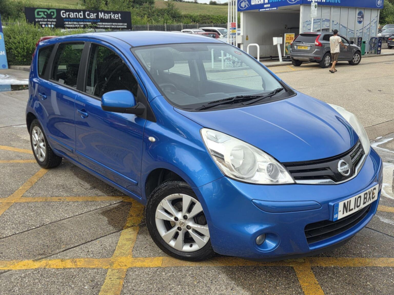 2010 Nissan Note 1.6 16v Acenta Auto Euro 4 5dr in Blue — image 1