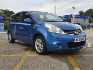 2010 Nissan Note 1.6 16v Acenta Auto Euro 4 5dr in Blue — image 5