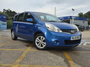 2010 Nissan Note 1.6 16v Acenta Auto Euro 4 5dr in Blue — image 6