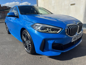 2020 BMW 1 Series 1.5 118i M Sport (lcp) Hatchback 5dr Petrol Dct Euro 6 (s/s) (136 Ps) in Blue — image 3