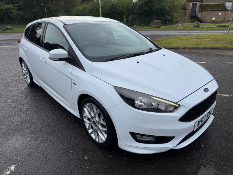 2017 Ford Focus 1.5 Tdci St-Line Hatchback 5dr Diesel Manual Euro 6 (s/s) (120 Ps) in White — image 1