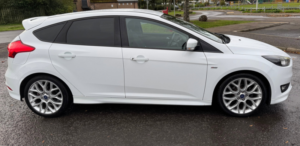 2017 Ford Focus 1.5 Tdci St-Line Hatchback 5dr Diesel Manual Euro 6 (s/s) (120 Ps) in White — image 3
