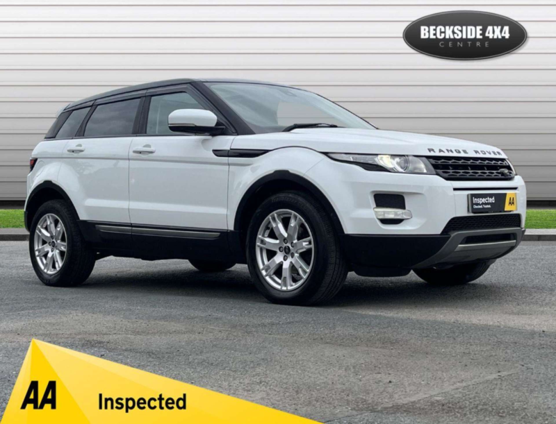 2013 Land Rover Range Rover Evoque 2.2 Sd4 Pure SUV 5dr Diesel Auto 4WD Euro 5 (s/s) (190 Ps) Aa Inspected. in White — image 1