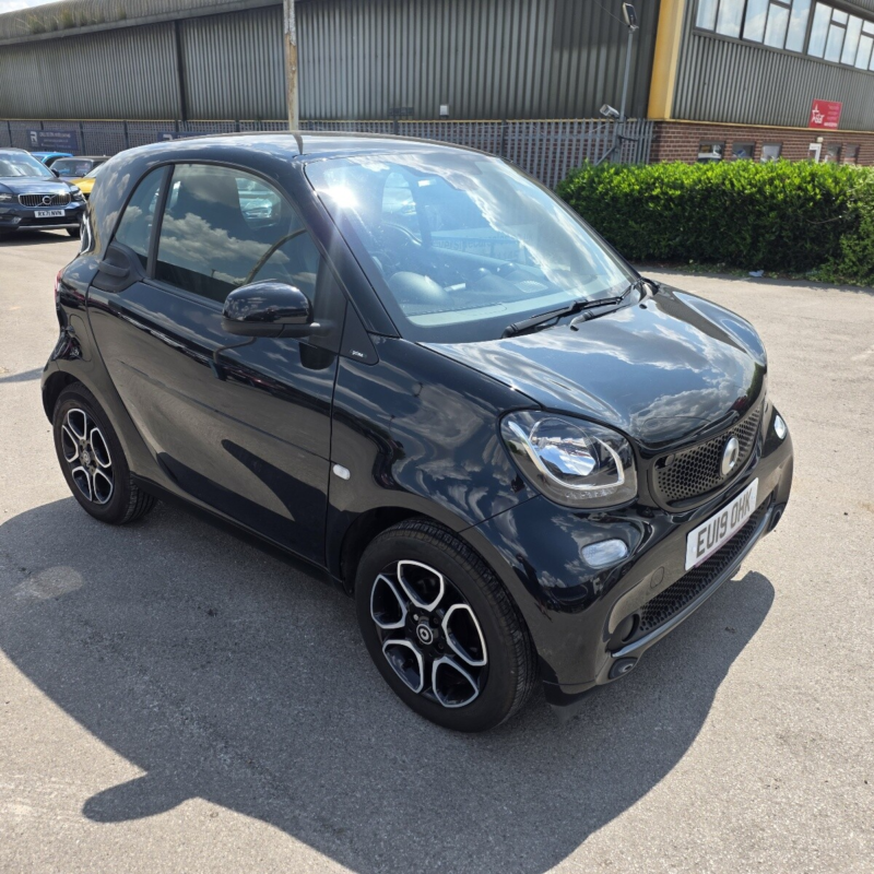 2019 Smart Fortwo 0.9t Prime (premium) Coupe 2dr Petrol Twinamic Euro 6 (s/s) (90 Ps) in Black — image 1