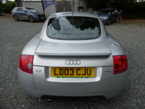 2003 Audi Tt 1.8t Coupe 2dr Petrol Manual Quattro (226 G/km, 225 Bhp) in Silver — image 5