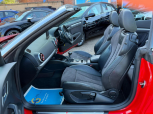 2014 Audi A3 Cabriolet 2.0 Tdi S Line Euro 6 (s/s) 2dr in Red — image 4