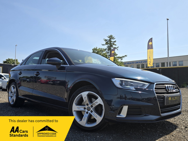 2018 Audi A3 1.0 Tfsi Sport Saloon 4dr Petrol Manual Euro 6 (s/s) (116 Ps) in Blue — image 1
