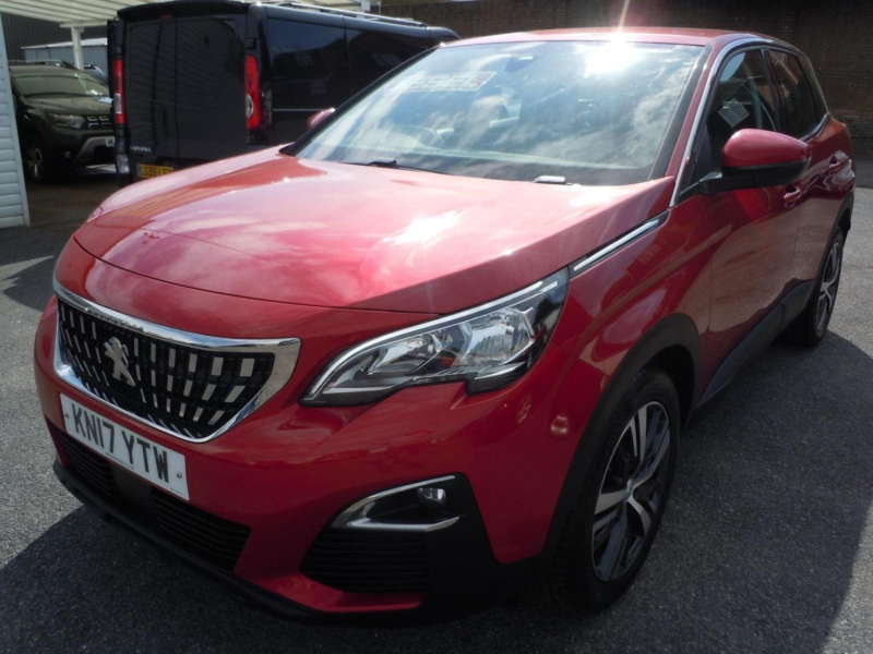 2017 Peugeot 3008 1.6 Bluehdi Active Euro 6 (s/s) 5dr in Red — image 1