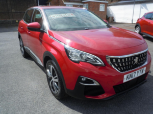 2017 Peugeot 3008 1.6 Bluehdi Active Euro 6 (s/s) 5dr in Red — image 2