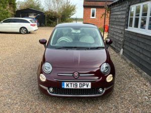 2018 Fiat 500 1.2 Lounge Euro 6 (s/s) 3dr in Red — image 2