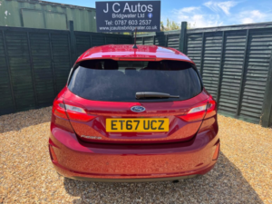 2018 Ford Fiesta 1.0t Ecoboost Titanium Euro 6 (s/s) 5dr in Red — image 5