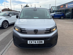 2024 Peugeot Partner 1.5 Bluehdi 1000 Asphalt Standard Panel Van Eat8 Swb Euro 6 (s/s) 5dr in Grey — image 3