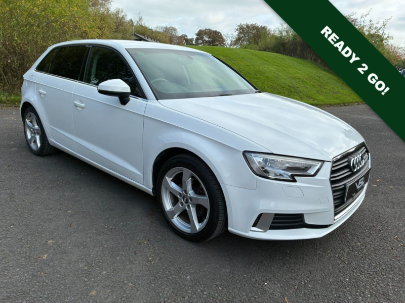 2018 Audi A3 1.5 Tfsi Cod Sport Sportback Automatic 5dr Petrol S Tronic Euro 6 (s/s) (150 Ps) in White — image 1
