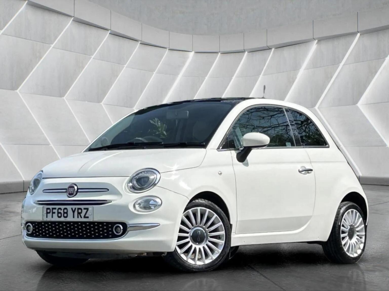2018 Fiat 500 1.2 Lounge Dualogic Euro 6 (s/s) 3dr in White — image 1