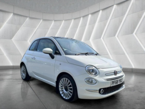 2018 Fiat 500 1.2 Lounge Dualogic Euro 6 (s/s) 3dr in White — image 3