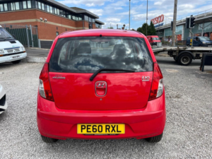 2010 Hyundai I10 1.1 Edition Euro 4 5dr in Red — image 5