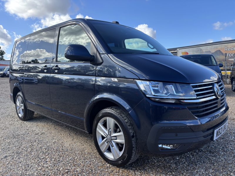 2021 Volkswagen Transporter Shuttle Drive From Wheelchair Accessible Vehicle Passenger Up Front Wav 2.0 Tdi Se in Blue — image 1