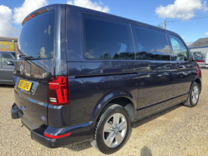 2021 Volkswagen Transporter Shuttle Drive From Wheelchair Accessible Vehicle Passenger Up Front Wav 2.0 Tdi Se in Blue — image 3