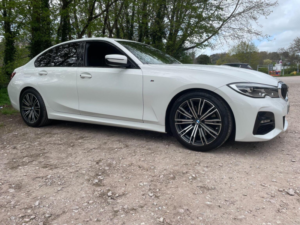 2019 BMW 3 Series 2.0 330i M Sport Auto Euro 6 (s/s) 4dr in White — image 3