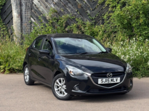 2015 Mazda Mazda2 1.5 Skyactiv-G Se-L Euro 6 (s/s) 5dr in Black — image 2