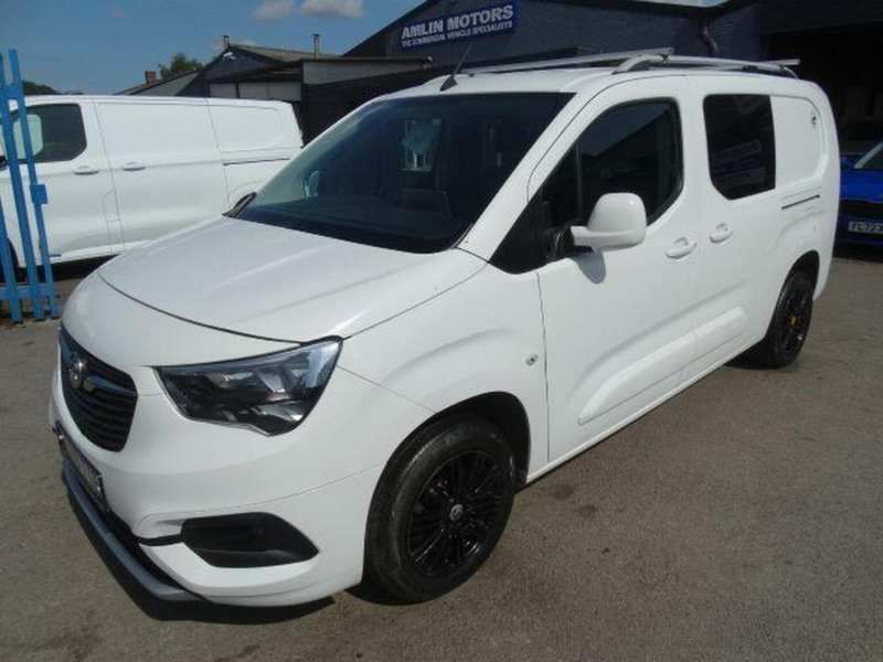 2020 Vauxhall Combo 1.6turbo D 2300 L2 Lwb 4seat Crew No Vat in White — image 1