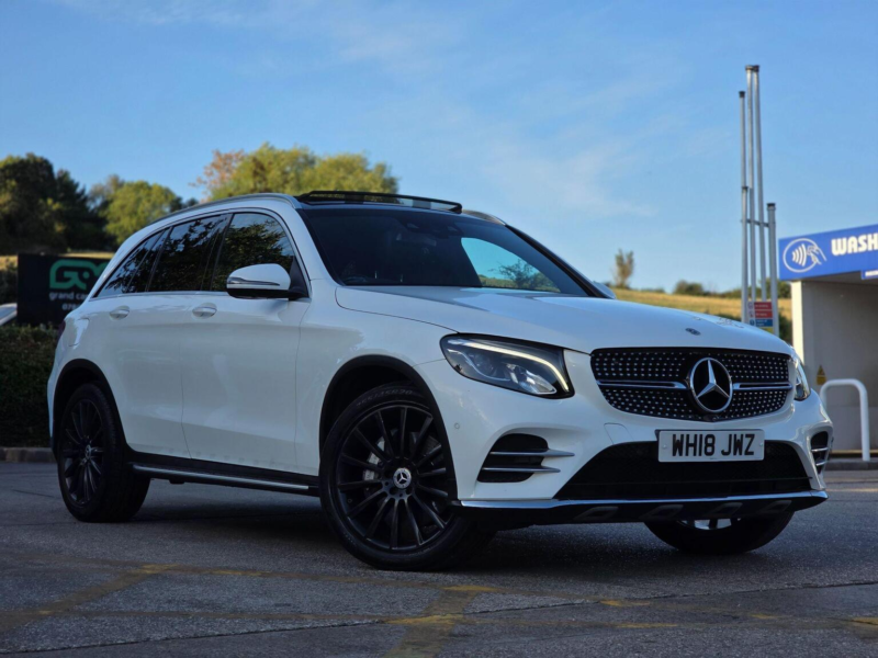 2018 Mercedes-Benz Glc 2.1 Glc250d Amg Line (premium) G-Tronic+ 4matic Euro 6 (s/s) 5dr in White — image 1