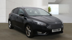 2015 Ford Focus 1.0 T Ecoboost Titanium Black 5dr Low Tax+satnav in Black — image 3