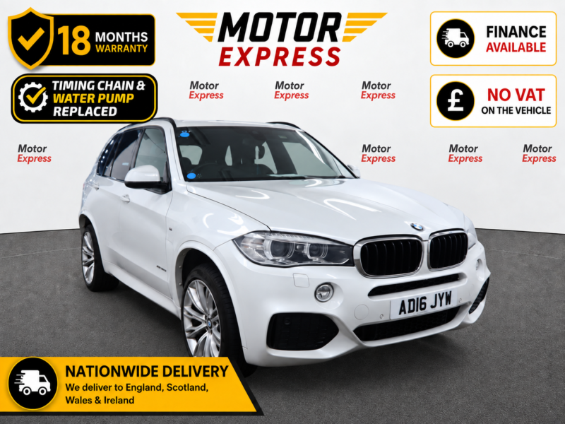 2016 BMW X5 3.0 X5 Xdrive30d M Sport in White — image 1