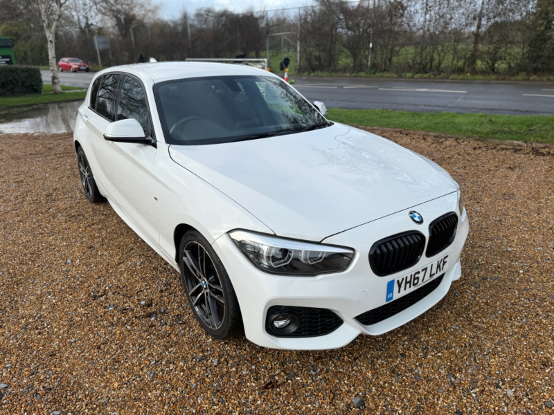2017 BMW 1 Series 1.5 118i M Sport Shadow Edition Hatchback 5dr Petrol Auto Euro 6 (s/s) (136 Ps) in White — image 1